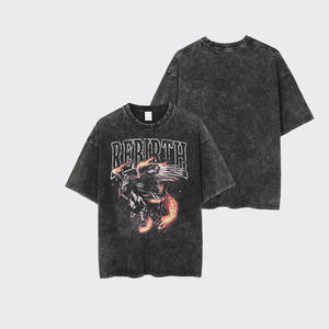 เสื้อยืดผู้ชายขายส่งแบบใหม่ 100% ผ้าฝ้าย แฟชั่นลำลอง สไตล์เรียบง่าย สีน้ำเงิน ผ้าคุณภาพดีที่สุด - Product Image 5