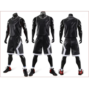 ชุดเสื้อบาสเก็ตบอลแบบใส่กลับด้านได้กำหนดได้เองเครื่องแบบพิมพ์ซับลิเมชันผ้าตาข่ายระบายอากาศได้อย่างรวดเร็วแห้งเร็วสำหรับวัยรุ่นและผู้ใหญ่ - Product Image 2