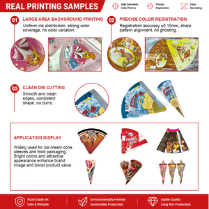 Máquina de Impresión Flexográfica Multicolor con Unidad de Troquelado para Conos de Helado - Product Image 2