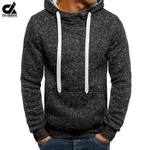 เสื้อฮู้ดสำหรับผู้ชายผ้าคอตตอนขนแกะ100% เรียบมีเชือกผูกสำหรับ400Gsm โลโก้ตามสั่ง - Product Image 4