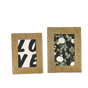 Cadre photo métallique suspendu, nature morte d'anniversaire, finition personnalisée, fait main, luxe léger, gris foncé, décoration maison Ramadan - Product Image 3