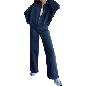 Conjunto de dos piezas para mujer, chándal informal, chaqueta con cremallera y capucha para mujer, conjunto de pantalones de chándal y Sudadera con capucha de alta calidad 2026 - Product Image 5