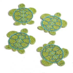 Dessous de verre perlé personnalisé d'usine, tapis de tasse de style fruit de perles de verre faites à la main, napperon, chemin décoratif de table pour mariage - Product Image 3