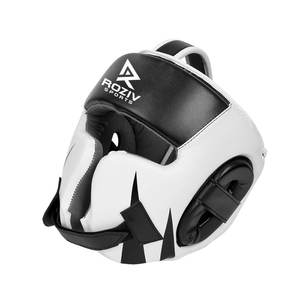 Protège-tête de boxe réglable de haute qualité fabriqué en usine avec du cuir PU pour l'entraînement au combat - Product Image 3