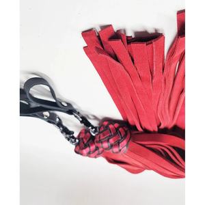 JEXMOO - Látigos de Cuero Hechos a Mano, Herramientas Artesanales, Rojo y Negro, Nuevo, 2 Juegos de Artículos de Bondage para Adultos, Envío Internacional - Product Image 4