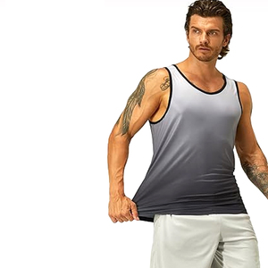 Débardeurs de sport personnalisés en coton 100% pour hommes, style hip-hop, respirants, tricotés, musculation, fitness, entraînement, t-shirt sans manches, taille plus - Product Image 4