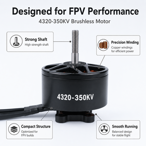 FPV 4320 350KV Brushless Motor 13 15 Inch Long Range UAV <b>Drone</b> Motor High Torque High Efficiency OEM ODM <b>Wholesale</b> - Product Image 3