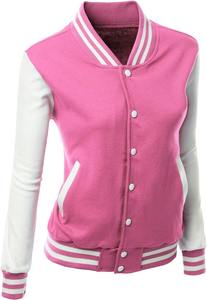 Chaqueta Varsity impermeable para mujer de Pakistán hecha con relleno de algodón de piel de oveja y decoración de bordado - Product Image 2