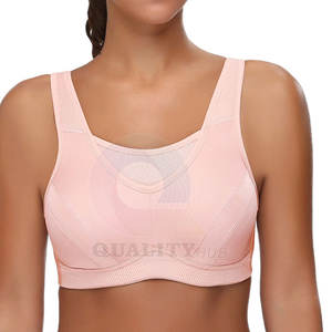 Venta al por mayor transpirable logotipo personalizado deportes sujetador de alto impacto marca privada mujeres deportes sujetador - Product Image 4