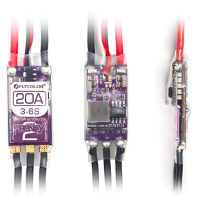 Flycolor Francy2 5V/3A 12V/2A Brushless ESC 30A 40A 50A regolatore di velocità BLHELI-32 BL32 <span class=keywords><strong>3</strong></span>-6S per aereo RC ad ala fissa in plastica - Product Image 5