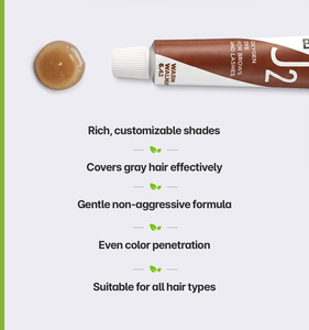 BrowXenna ®   OXYGEN J2 Kit doble de tinte para cejas y pestañas, set de 2 × 7 ml, color nogal cálido # 6.42 - Product Image 2