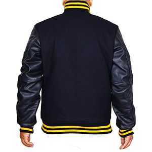 2025 personnalisé hommes haute qualité toile Varsity Bomber vestes chaud élégant Letterman CollegeBaseballjacket pour hommes DDP expédition - Product Image 3