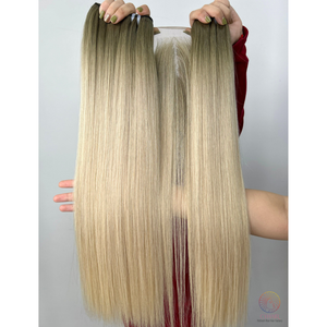 ผมแท้จาก100% ผมแท้จากเวียดนามเครื่องทำผมตรงแบบคู่ - Product Image 2