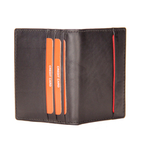 Offre Spéciale Portefeuille en cuir mince à deux volets avec protection RFID Porte-cartes de crédit de luxe personnalisé nouveau design pour hommes femmes
