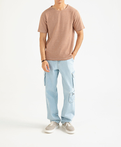 เสื้อยืดผ้าฝ้าย100% โอเวอร์ไซส์สำหรับผู้ชายเสื้อยืดผ้าคอตตอนรุ่น250G สไตล์ลำลองสำหรับฤดูร้อน - Product Image 6