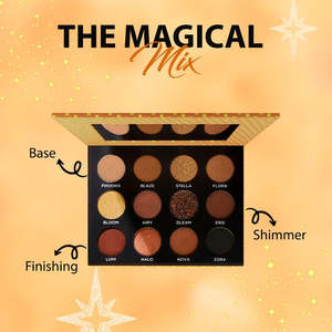 Palette de fards à paupières Divine Nectar Shimmer - Fard à paupières minéral longue tenue, résistant à l'eau, sans cruauté, pour femmes - Product Image 6