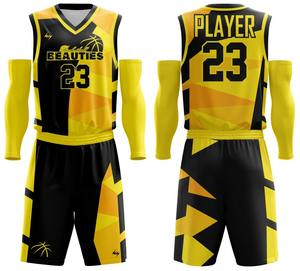 Venta al por mayor de uniformes de baloncesto personalizados para hombre, material transpirable de secado rápido, ropa deportiva de alta calidad con diseño impreso de verano - Product Image 3