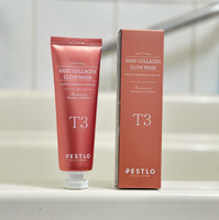 [PESTLO] T3 Baby Collagen Glow Mask 74.6% Reallagen untuk Kulit Bercahaya, Awet Muda, dan Pembaruan Elastisitas Mendalam (70ml)