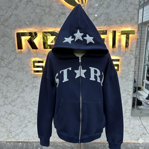 Qualité supérieure Bon matériau Le plus demandé Sweat à capuche avec fermeture éclair Puff Imprimé Fabriqué en usine Prix bon marché Sweats à capuche pour hommes Sweats à capuche pour hommes - Product Image 1