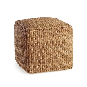 Tabourets en herbe de mer à bas prix, pouf en paille d'herbe de mer, ottoman, essentiels pour la cuisine et le salon - Product Image 4