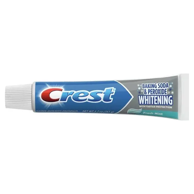 Crest khoang & cao răng bảo vệ kem đánh răng, làm trắng Baking Soda & Peroxide, bạc hà, 5.7 oz, 3 PK