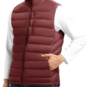 Venta Directa de Fábrica, Chaleco Acolchado Personalizado de Alta Calidad, Transpirable, con Cierre 100%, Ropa de Abrigo Informal de Invierno para Hombre, Más Vendido - Product Image 1