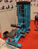 Équipement d'entraînement de gymnastique commerciale de bodybuilder Machine de poussée de hanche debout avec la machine d'exercice chargée par goupille de pile de poids de 70kg