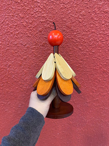 Salvamanteles Navideño de Madera Hecho a Mano, 3 Capas, Ecológico, Resistente al Calor, Tamaño 30 cm, Embalaje en Caja de Nogal - Product Image 6