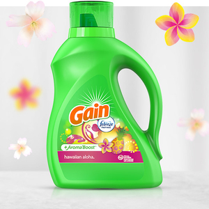 Detergente Líquido para Ropa Ultra Concentrado Gain, 146 Lds (200 Onzas), Original, Gran Oferta, Mezcla 1 a 2, Material Plástico - Product Image 1