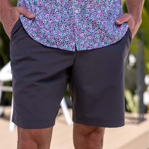 กางเกงขาสั้นเล่นกีฬาผ้าไนลอนของผู้ชายแห้งเร็วระบายอากาศได้ดีใส่ออกกำลังกายฟิตเนสไซส์ใหญ่พิเศษโลโก้ตามสั่ง - Product Image 2