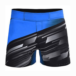 Shorts de combat MMA imprimés par sublimation, shorts de combat à taille haute, shorts de combat MMA vierges, shorts de compression de grappling MMA en gros - Product Image 3