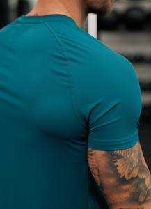 ชุดเสื้อและกางเกงขาสั้นผู้ชายสำหรับฤดูร้อน คุณภาพสูง รับสกรีนโลโก้ ระบายอากาศได้ดี ผลิตจากโพลีเอสเตอร์/คอตตอน มีทุกขนาด - Product Image 6