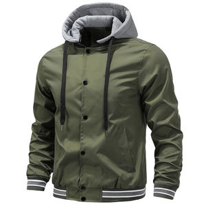 Vestes de baseball pour hommes, style uni, design personnalisé, nouvelle collection 2026, avec capuche, veste de sport de haute qualité - Product Image 3