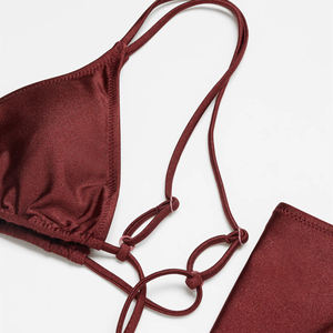 Conjunto de Bikini Sexy para Mujer al por Mayor, Traje de Baño de Dos Piezas, Conjunto de Ropa de Playa, Traje de Baño de Verano - Product Image 6