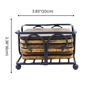 Posavasos de madera hechos a mano, posavasos de mesa asequibles para tazas calientes, vasos y uso diario en la cocina de WORLD CRAFT IMPEX - Product Image 2