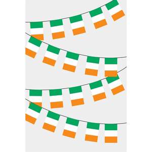 Party <b>Banners</b> Ireland Rectangular Flag Bunting - Product Image 1