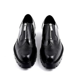 Chaussures de course de moto en cuir unisexes entièrement personnalisées, logo d'engrenages d'équitation d'hiver, conception de protection en cuir véritable, grande taille, OEM - Product Image 5