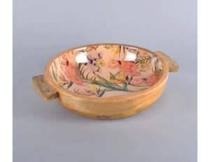 Cuencos de frutas y ensaladas, cuenco de vajilla hecho a mano para uso doméstico, cuenco de madera decorativo de calidad superior, utensilios de cocina hechos a mano para uso - Product Image 4