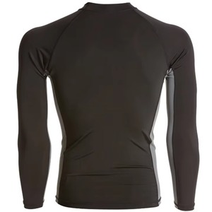 MMA Rash Guard Manches complètes Respirant Séchage rapide Anti-bactérien Impression sublimée Durable Elastique Fit pour Arts Martiaux Jiu Jitsu - Product Image 3