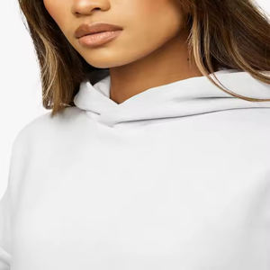 2025 sudaderas con capucha de punto sólido informal para mujer conjuntos de mujer Sudadera con capucha personalizada chándales de mujer ropa de calle de alta calidad - Product Image 6