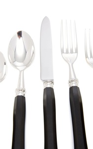 Cuchillo de cuerno natural con mango para sándwich, cuchillos para condimentos de queso y crema, Mini cuchara de acero inoxidable, cubiertos para mantequilla de queso - Product Image 3