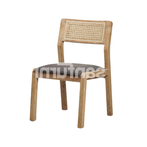 เก้าอี้รับประทานอาหารทำจากไม้หวายเก้าอี้ร้านอาหารที่สะดวกสบายมากสำหรับการผลิตเฟอร์นิเจอร์กลางแจ้งและในร่มในประเทศอินโดนีเซีย - Product Image 6
