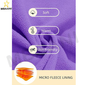 Sweat-shirts à capuche pour hommes et femmes en couleur violet clair - Product Image 6