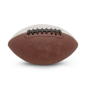 Ballon de football américain personnalisé durable en cuir PU PVC en gros, ballon de jeu professionnel avec tissu doux et confortable de haute qualité - Product Image 3