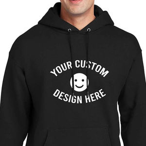 Pull pour homme Sweat à capuche sérigraphié personnalisé Basics Pull unisexe sérigraphie Sweat à capuche pour homme - Product Image 4