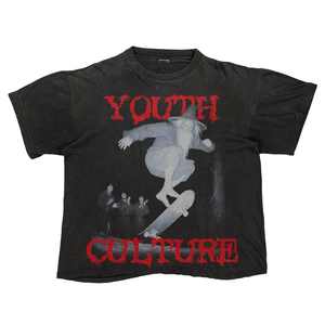 Personnalisé Hommes 100% Coton Imprimé Surdimensionné Vintage T-Shirt Style Hip Hop O-cou Lourd Poids Court Longueur Impression Numérique - Product Image 3