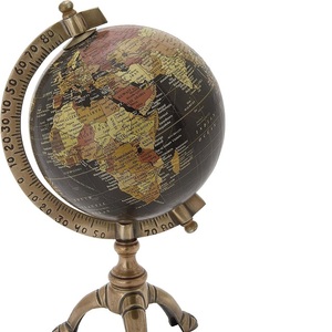 Decoración de mesa de oficina artesanal, mapa del mundo de Metal, globo, Escuela geométrica, enseñanza de estudiantes, Mapa Educativo - Product Image 3