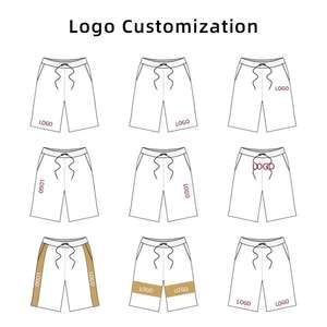 Cuerda personalizada Cordón Streetwear Pantalones cortos Logotipo bordado Hombres Mujeres Unisex Casual Ropa de verano - Product Image 5