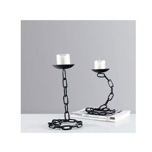 Portavelas modernos minimalistas de metal para velas de té, velas cónicas y velas de columna, ideales para la decoración del hogar, la oficina y el dormitorio. - Product Image 6