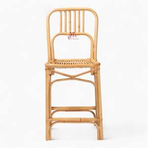 Wholesale Modern Wicker <b>Rattan</b> Bar Stool for Home or Commercial Kitchen and Dining Areas Best Seller of the Year - Product Image 2